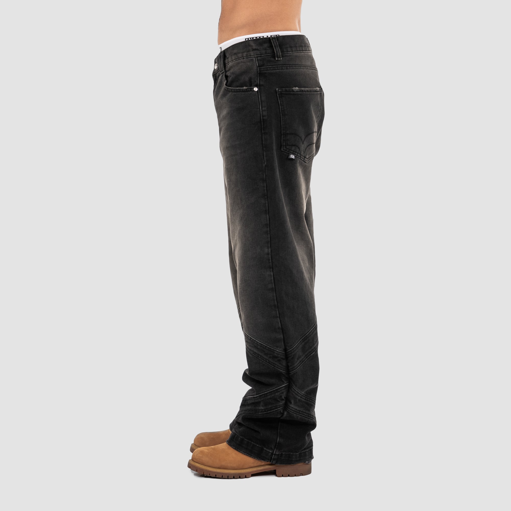 CATCH DENIM PANTS - WASHED BLACK