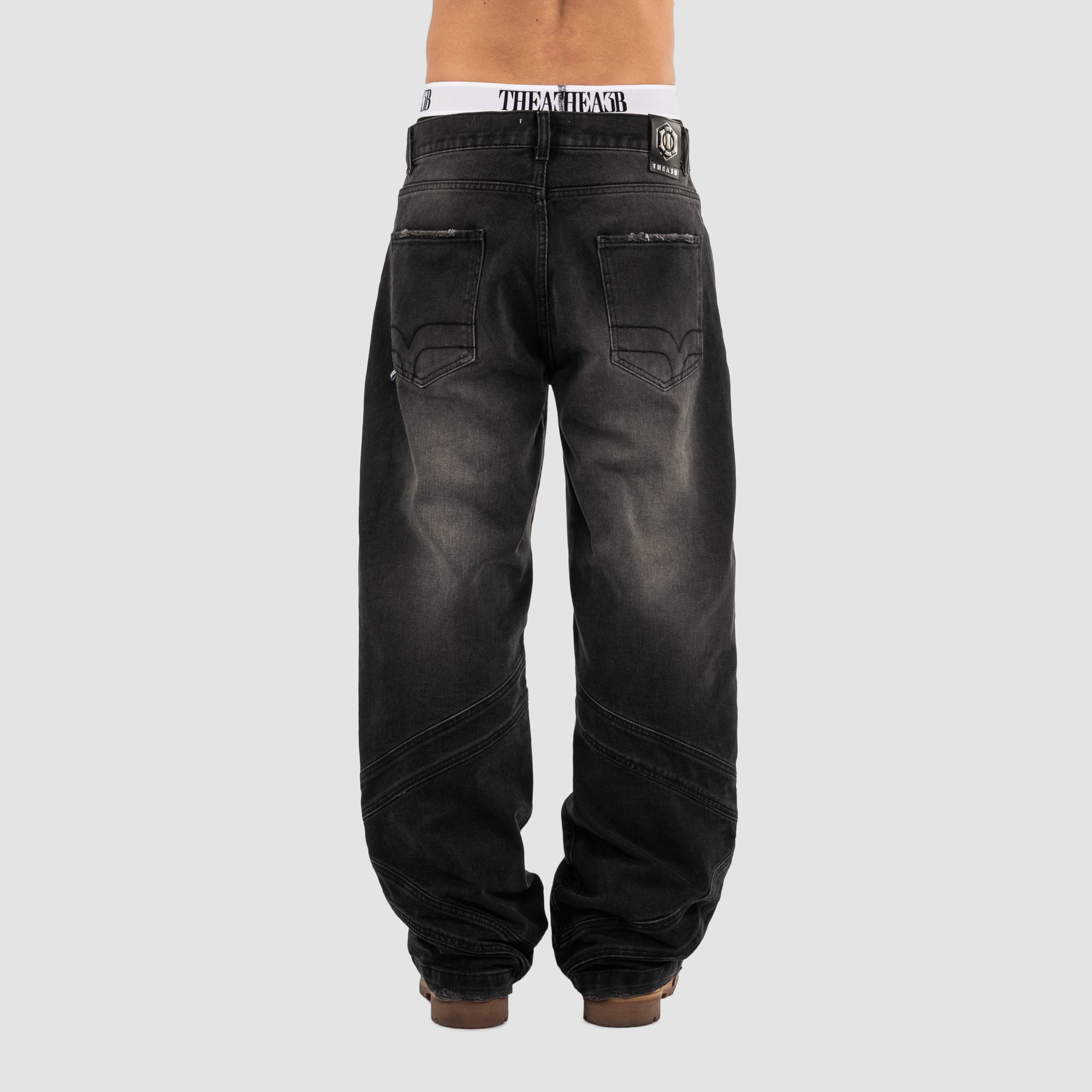 CATCH DENIM PANTS - WASHED BLACK