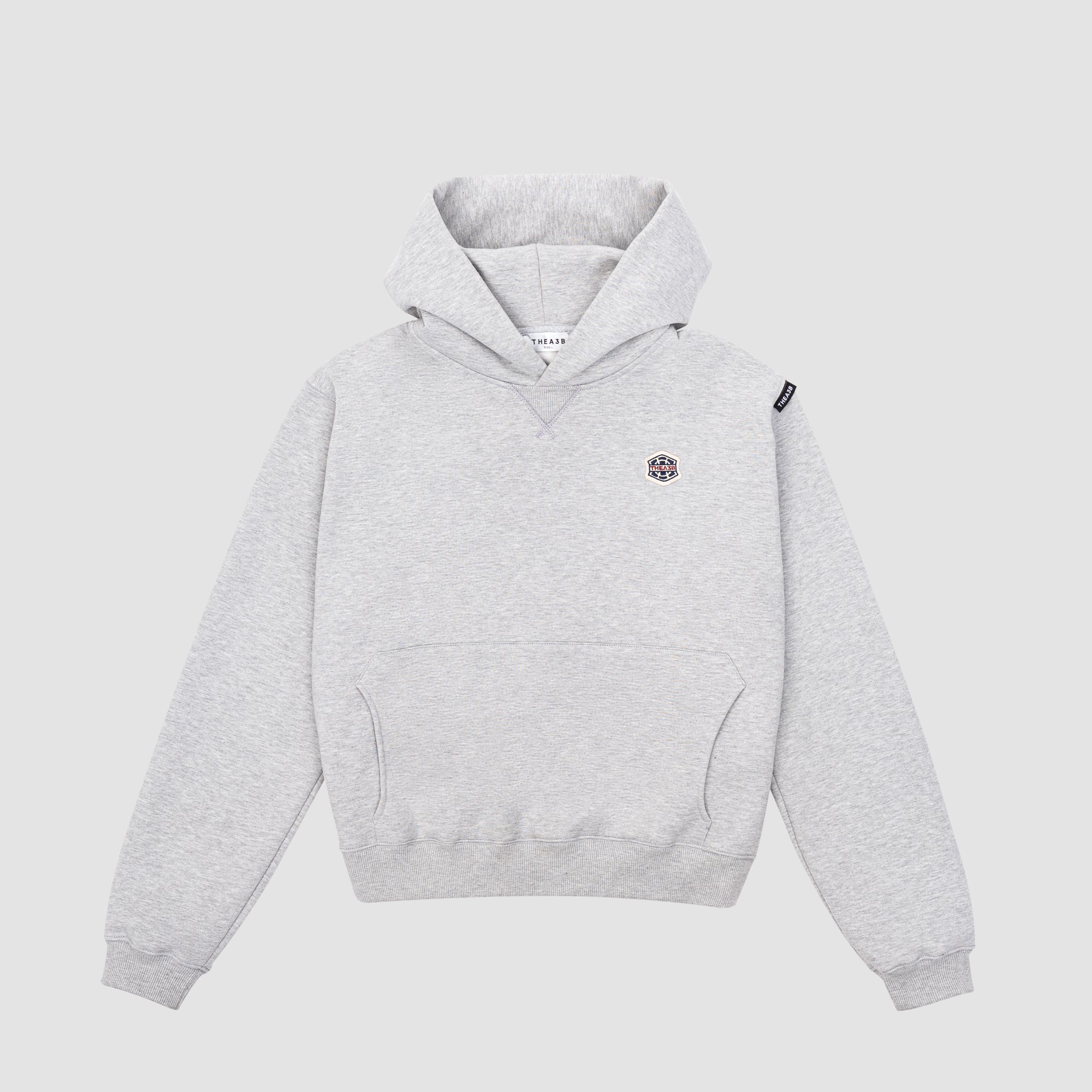 DNA PATCH HOODIE - HEATHER GREY