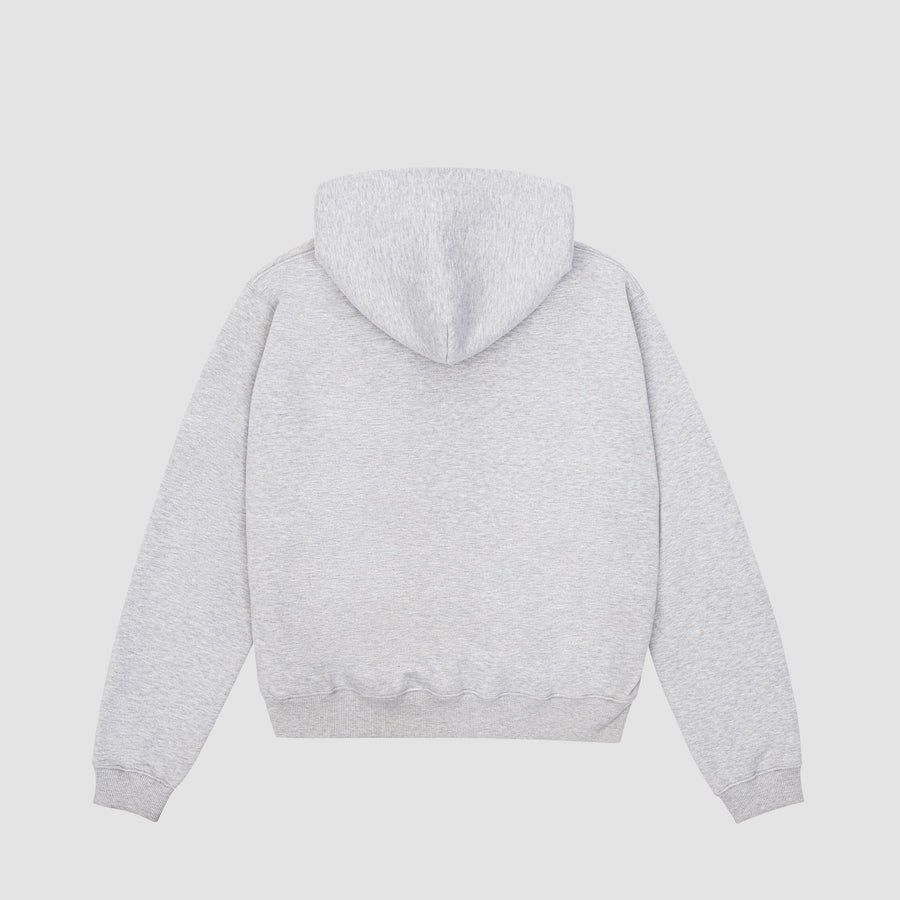 DNA PATCH HOODIE - HEATHER GREY