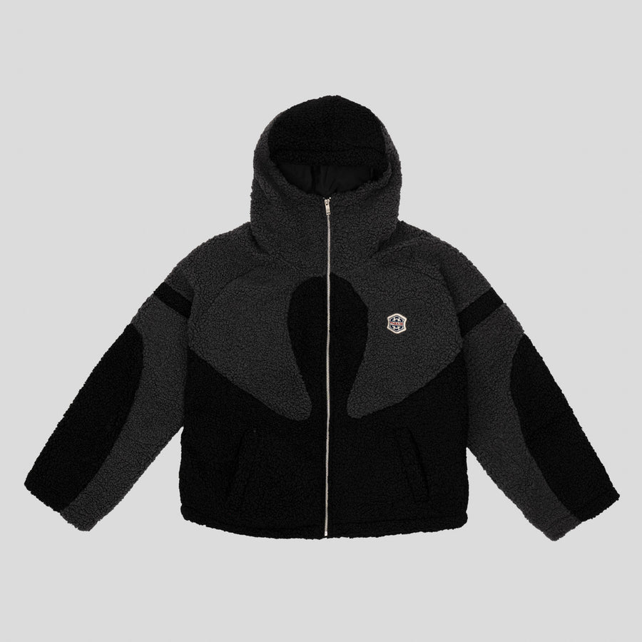 A3B FLEECE JACKET - GREY/BLACK