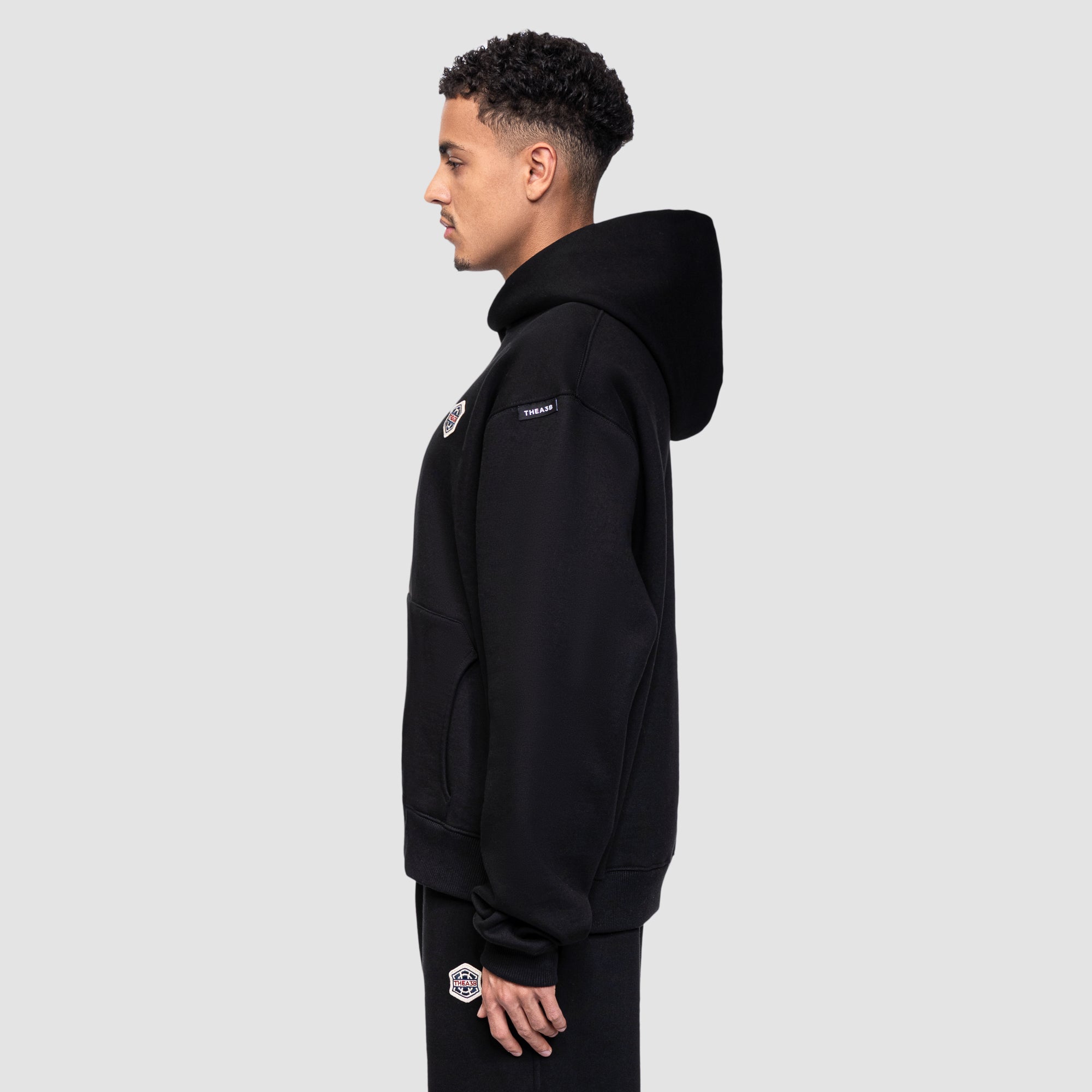 DNA PATCH HOODIE - BLACK