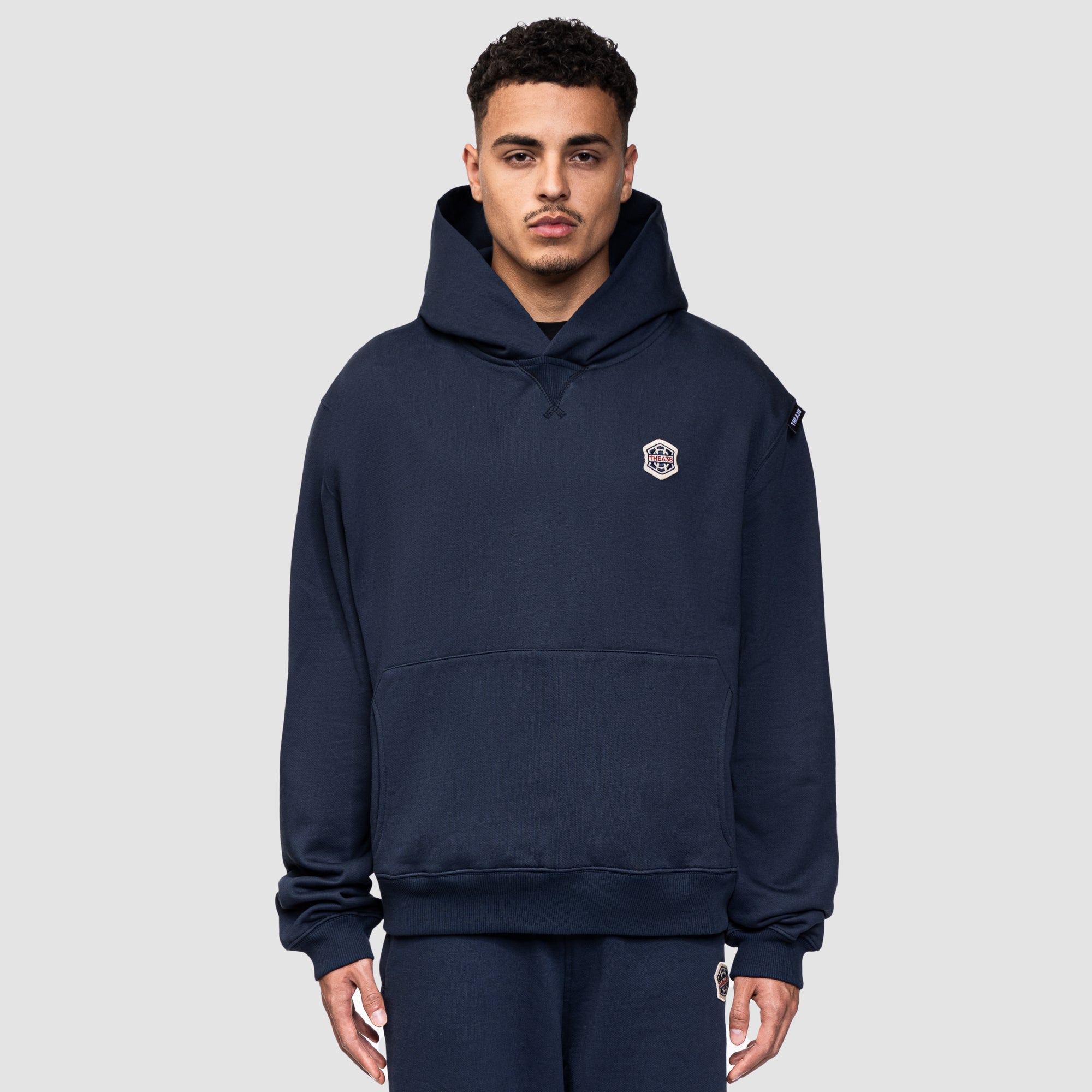 DNA PATCH HOODIE - NAVY