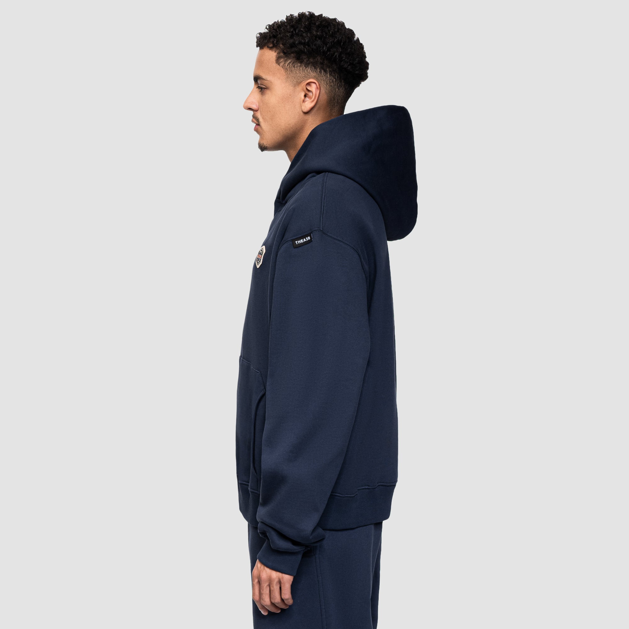 DNA PATCH HOODIE - NAVY