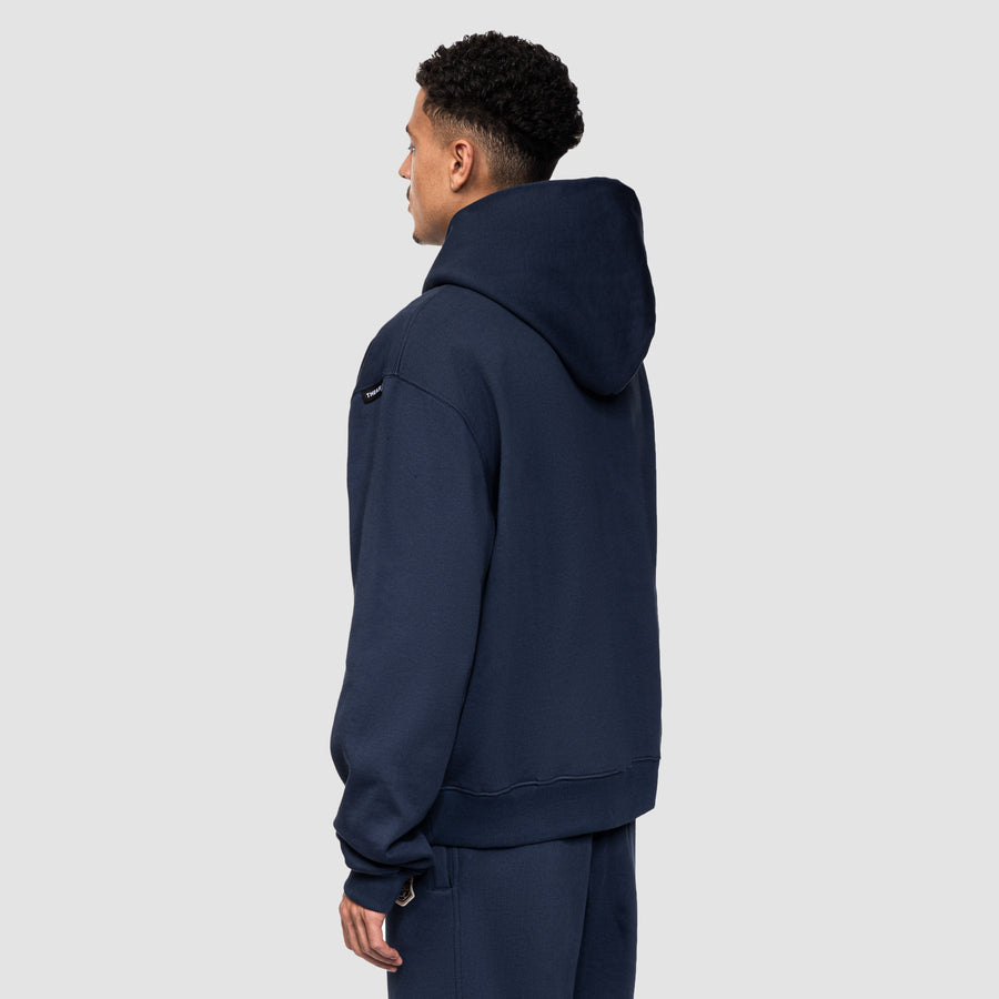 DNA PATCH HOODIE - NAVY