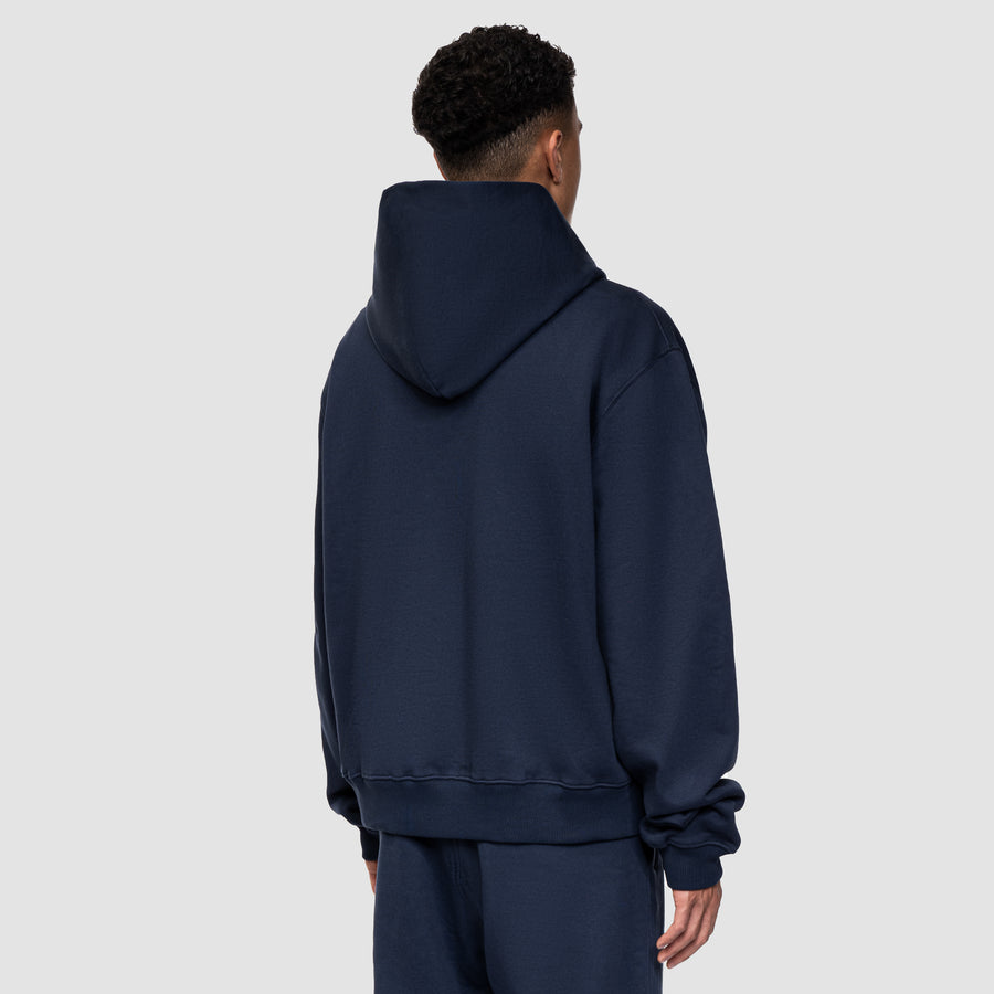 DNA PATCH HOODIE - NAVY