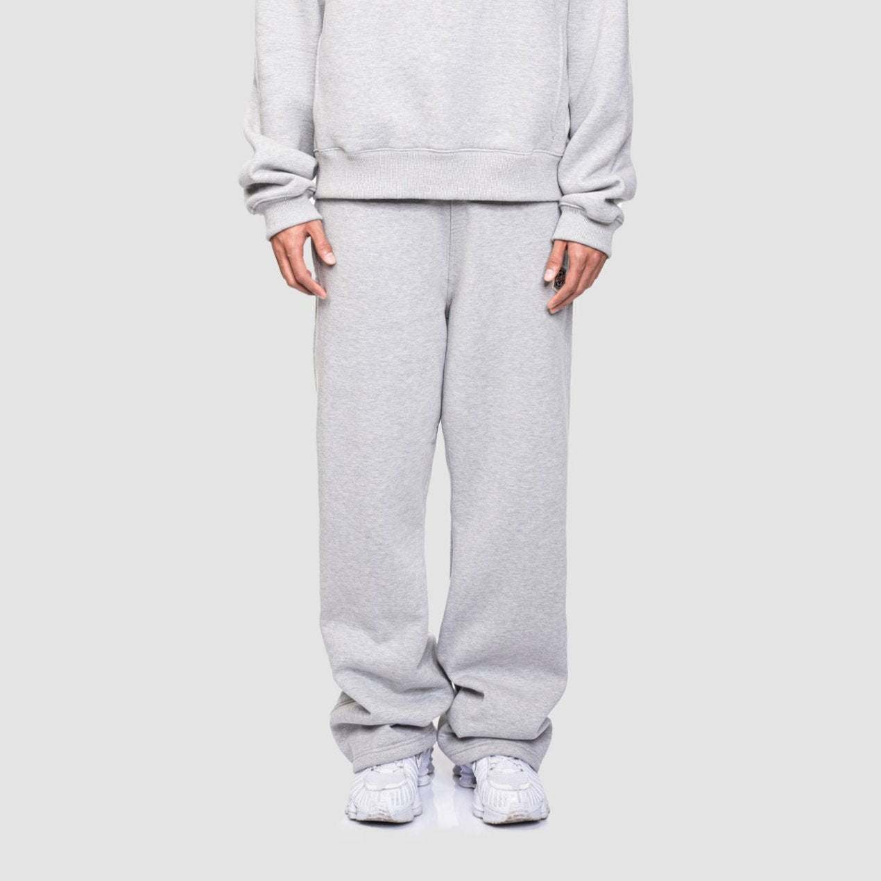 DNA PATCH TRACKPANTS - HEATHER GREY