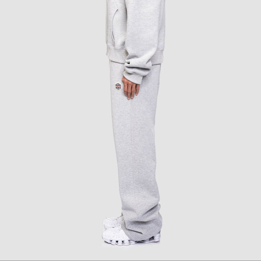 DNA PATCH TRACKPANTS - HEATHER GREY