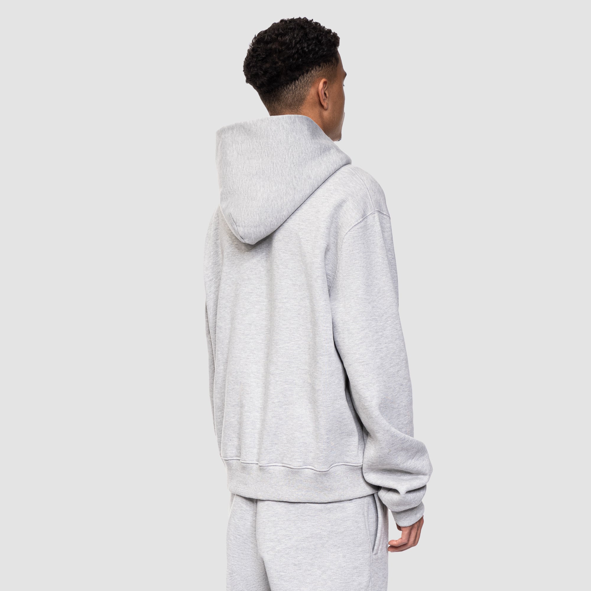 DNA PATCH HOODIE - HEATHER GREY