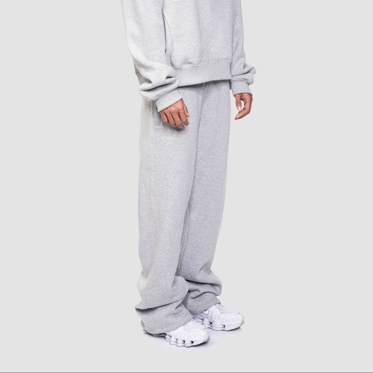 DNA PATCH TRACKPANTS - HEATHER GREY