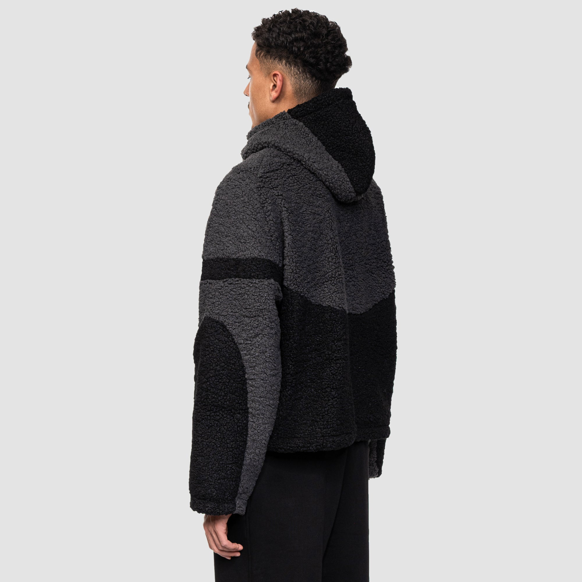 A3B FLEECE JACKET - GREY/BLACK