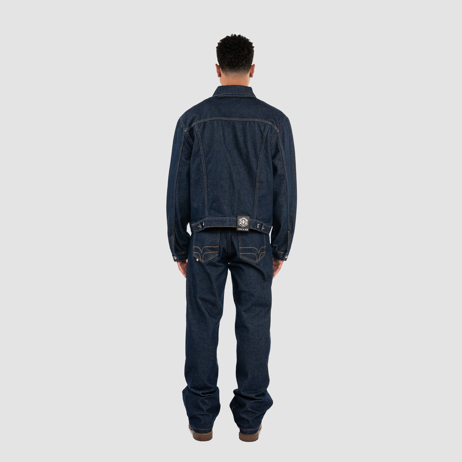 INDIGO DENIM PANTS - DARK BLUE