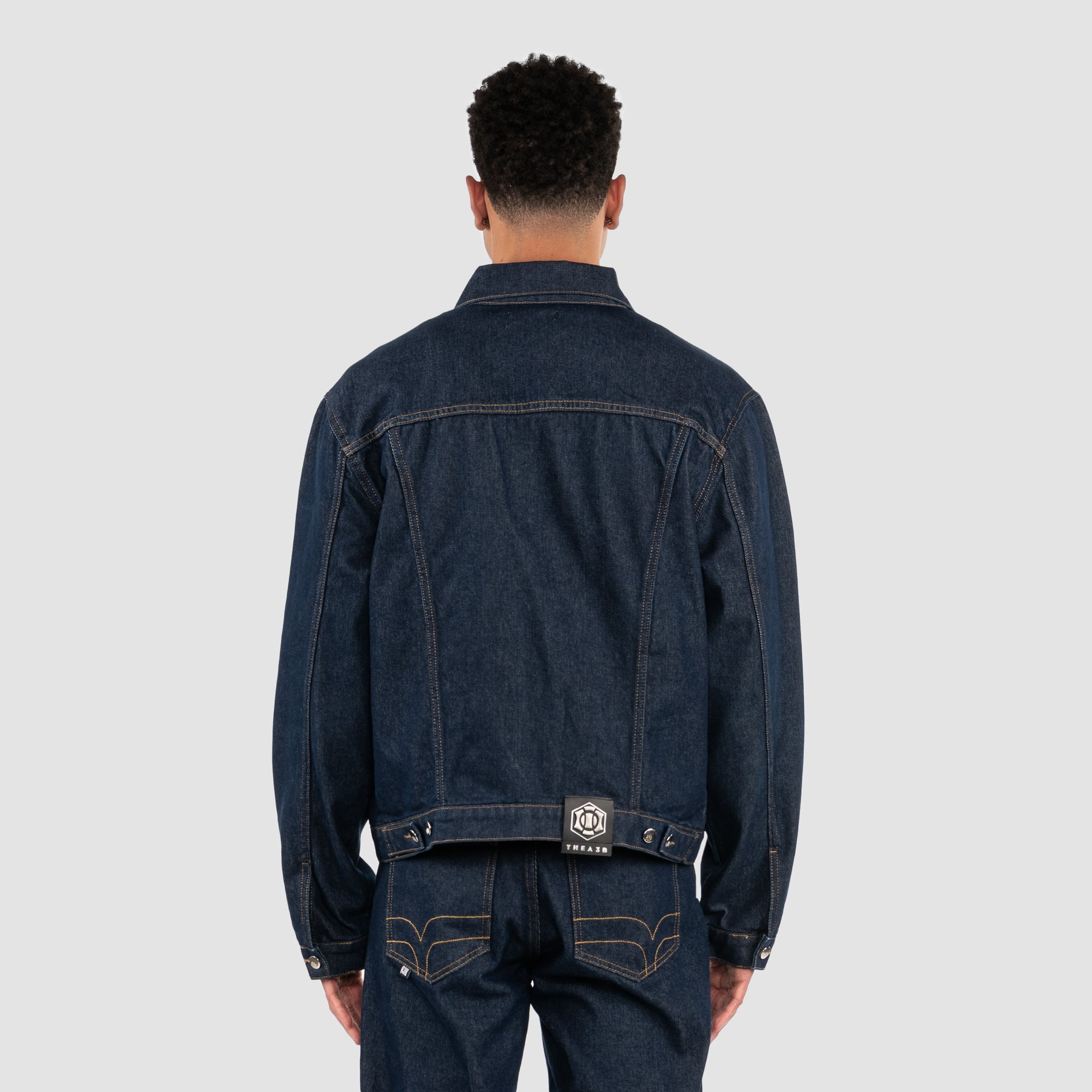 INDIGO DENIM JACKET - DARK BLUE