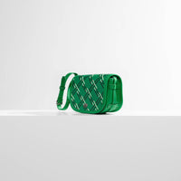 MONOGRAM SHOULDER BAG - GREEN – THEA3B GmbH